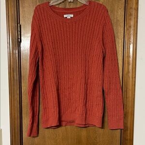 Croft & Barrow Women's Sweater - Warm Red